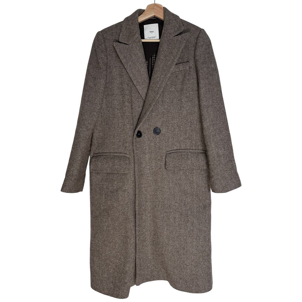 Mango Heather Beige Wool Size XS